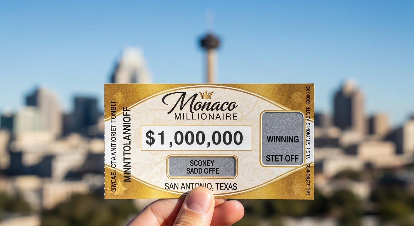 Un residente de San Antonio se convierte en millonario tras ganar un millón de dólares con un boleto instantáneo de la Lotería de Texas