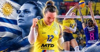 Sofía Neves, la punta de Rebaza Acosta que sorprendió a Alianza Lima, jugó en Europa y busca acabar con los preconceptos del vóley uruguayo.