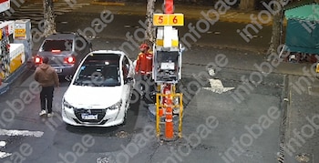 El momento del accidente del Pity Álvarez