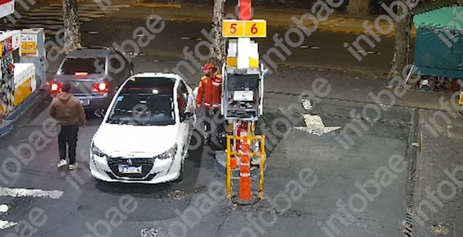 Días atrás, el músico protagonizó un incidente de tránsito en una estación de servicio