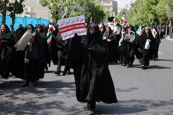 Una marcha anti Israel en