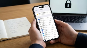 La app Contraseñas de iOS