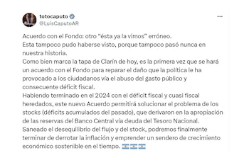 Caputo defendió el acuerdo con