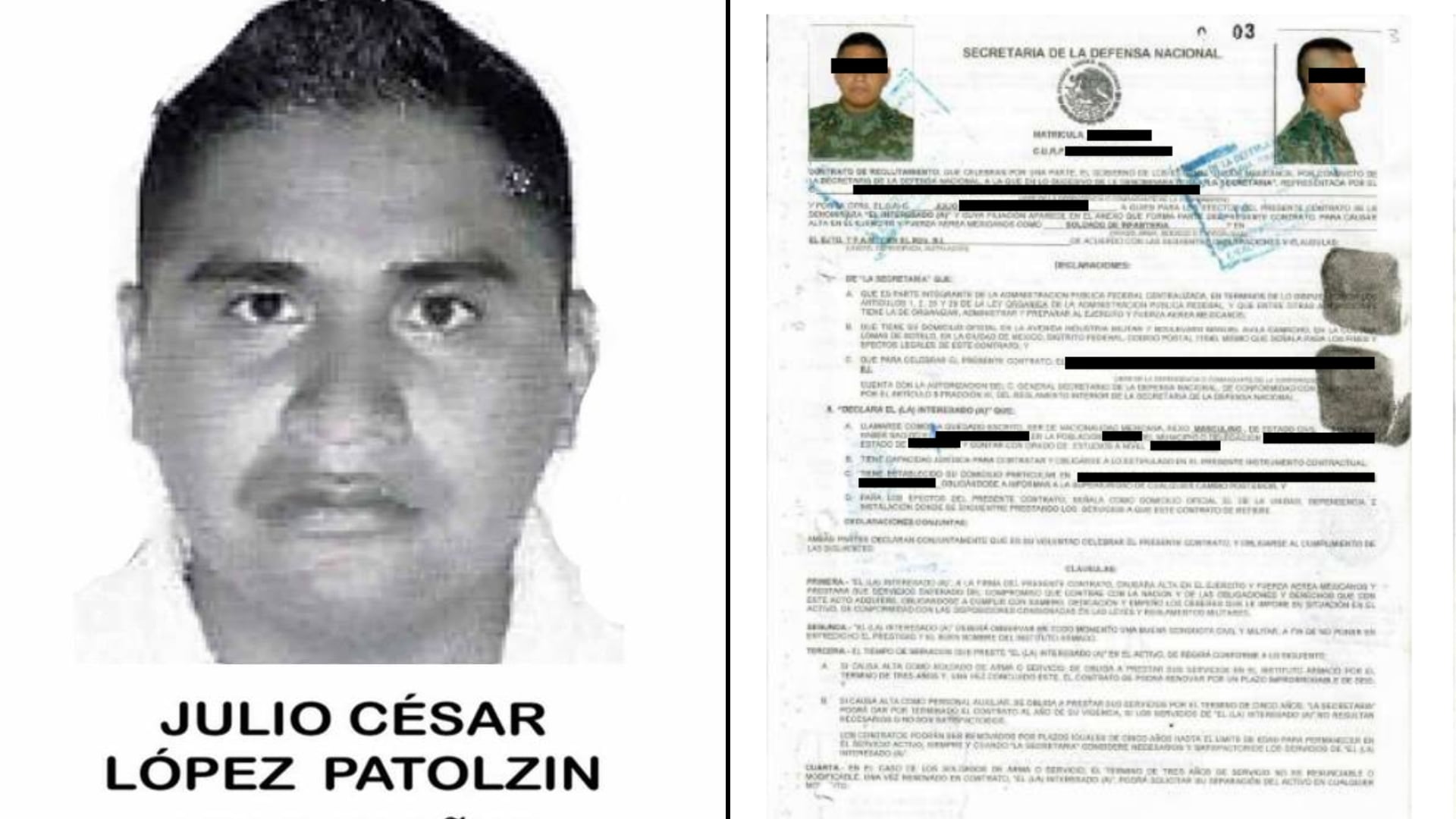 Julio César López Patolzin, uno de los estudiantes desaparecidos, era miembro activo de la Sedena. (Crédito: Especial/CoVAJ)