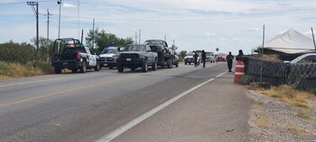 Los agentes de seguridad registraron