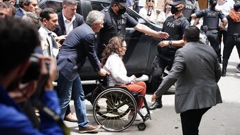 Mauricio Macri, esta mañana en