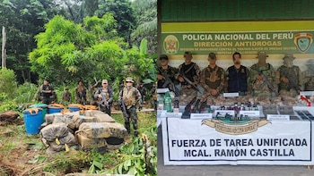 Las fuerzas del orden intensificaron