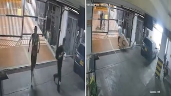 Dos hombres ingresaron a la fuerza a edificio y sustrajeron dos bicicletas de montaña en el sur de Cali: todo quedó en video