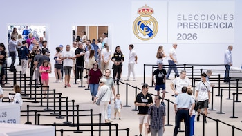 AMP. La participación en las elecciones a la presidencia del Real Madrid es del 31,37% a las 17.00 horas