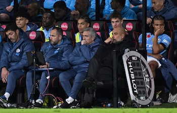 Pep Guardiola y Juan Manuel