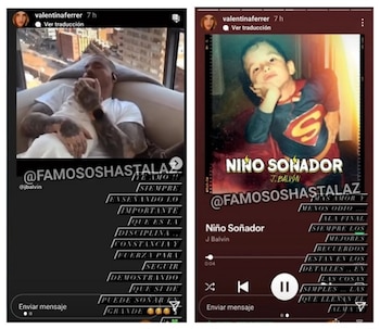 La reacción de Valentina Ferrer