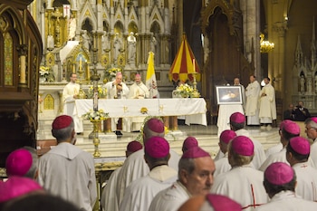 Misa por el 1° aniversario de la muerte del papa Francisco en la Basílica de Luján