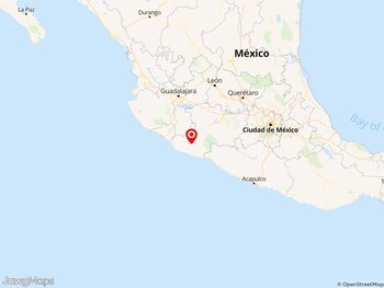 El sismo se registró después