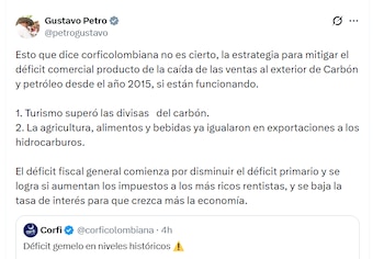 Gustavo Petro se mostró desafiante