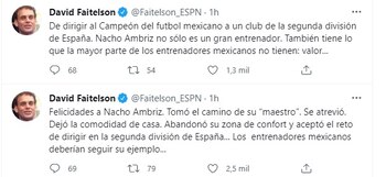 (Foto: Twitter/@Faitelson_ESPN)