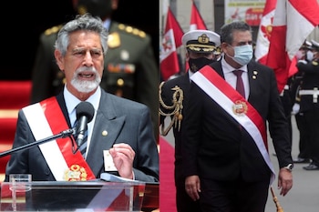 Francisco Sagasti y Manuel Merino