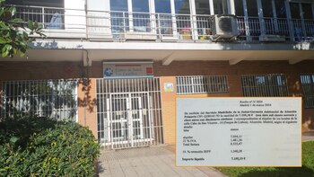El centro de salud cerrado