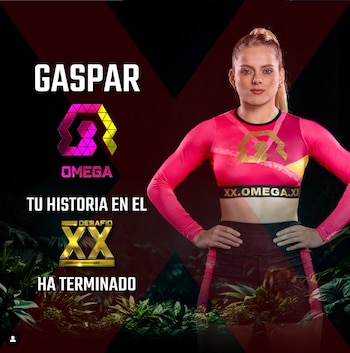 Gaspar fue eliminada del 'Desafío