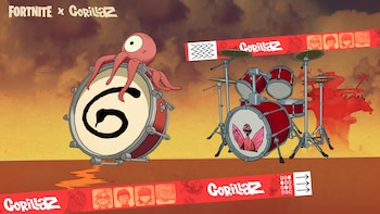 Más allá del crossover: Gorillaz en Fortnite consolida el metaverso como escenario para la música y el arte digital - crédito Fortnite