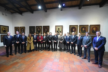 Los gobernadores junto a Javier Milei en 210° aniversario del Día de la Independencia en Tucumán