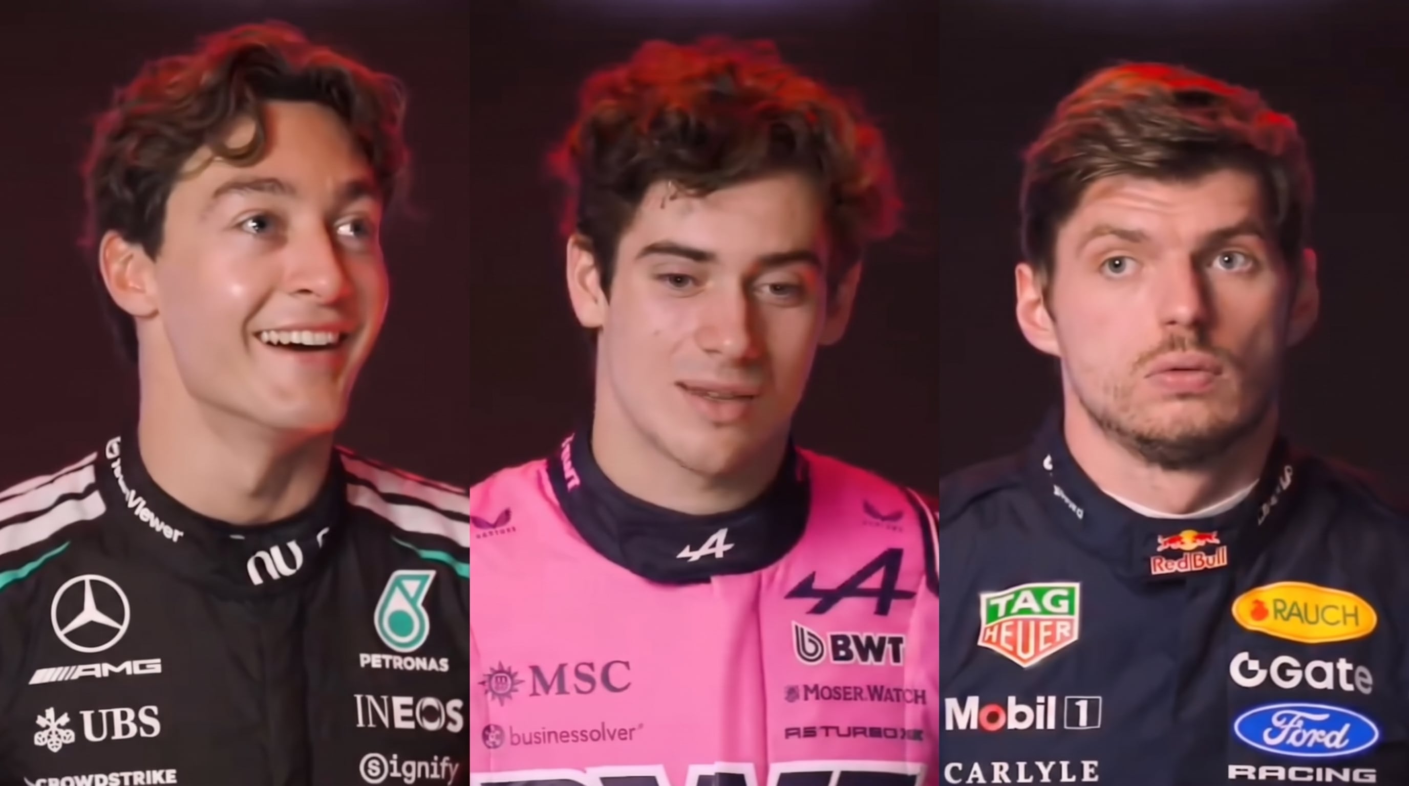 Las divertidas reacciones de los pilotos de F1 al tratar de recordar el número de Colapinto en un juego: “Es horrible”