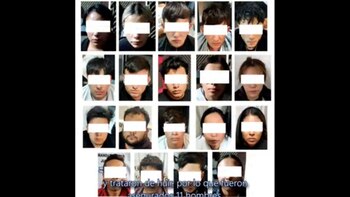 Los detenidos hasta el momento.