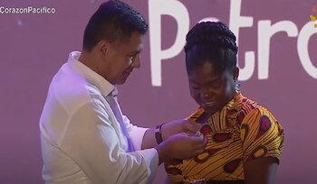 Vicepresidenta de Colombia recibe la