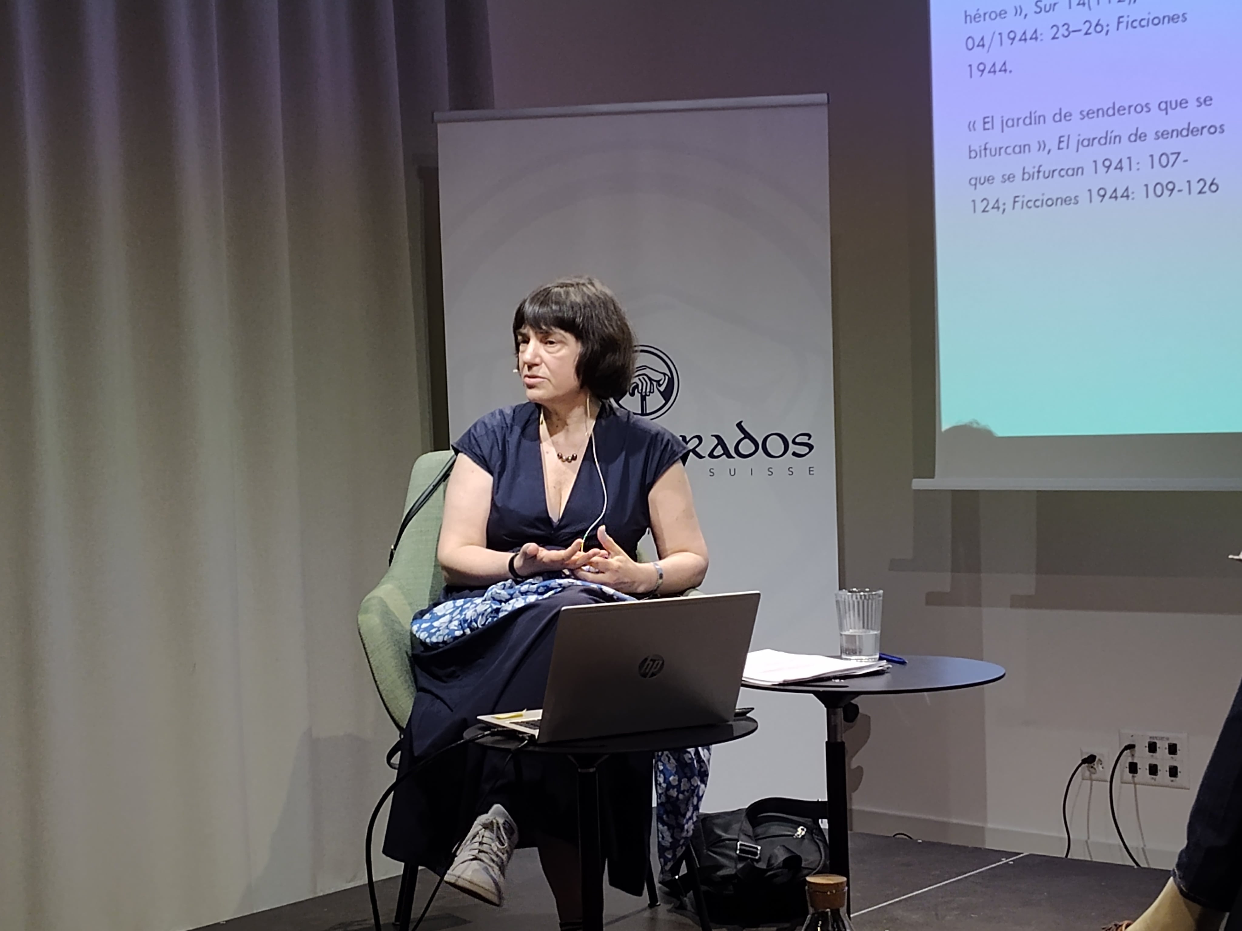 Annick Louis habla sobre Borges en Ginebra