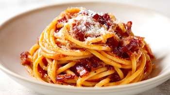 Pasta amatriciana. (Adobe Stock)
