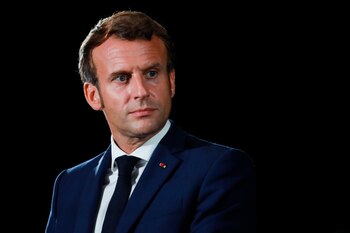 El presidente de Francia, Emmanuel