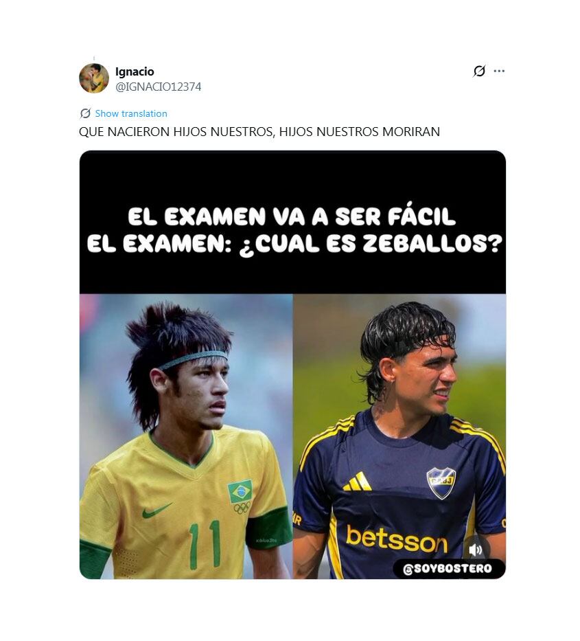 Los memes del Superclásico entre Boca y River (x ex Twitter)