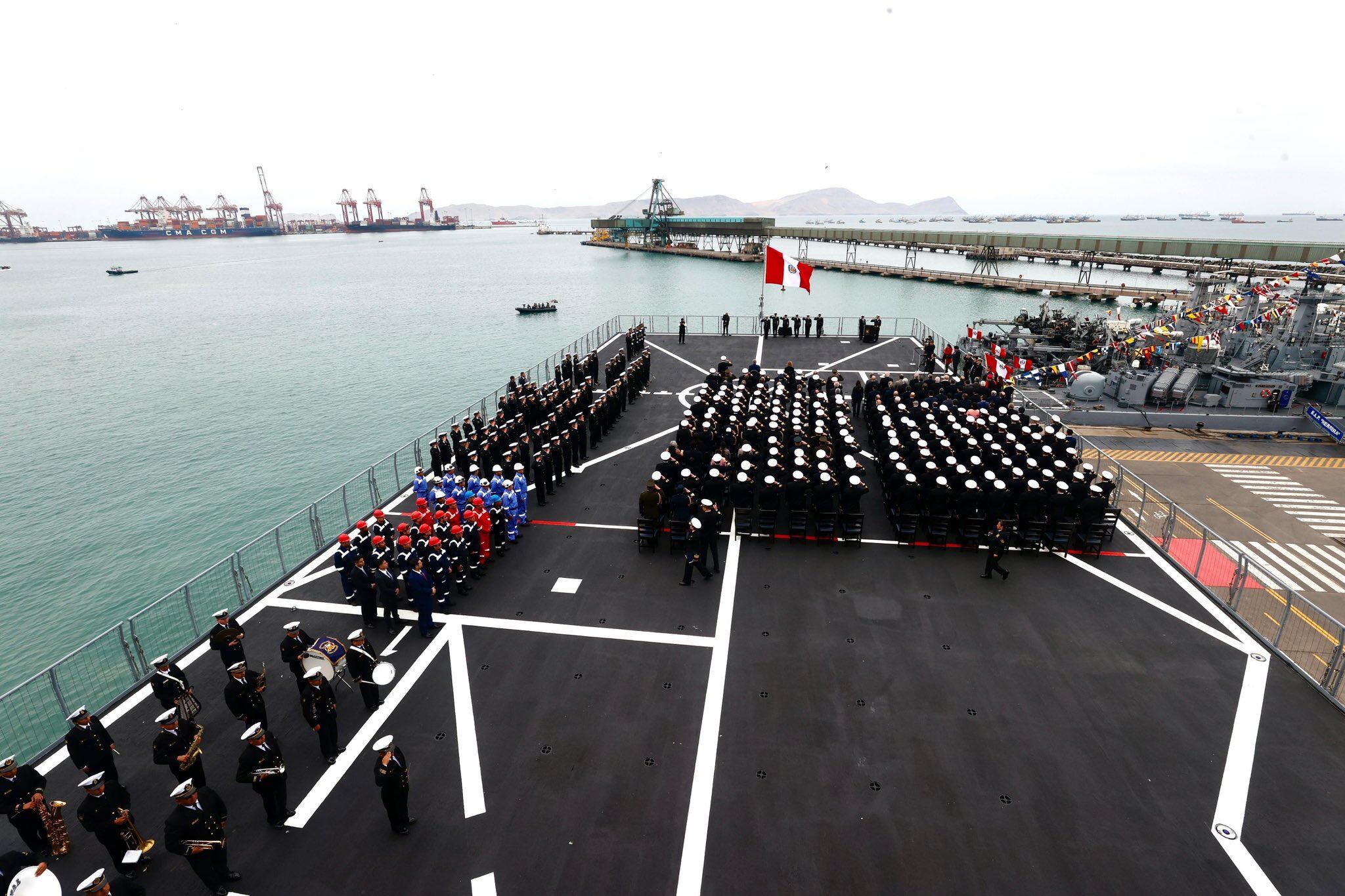 BAP Paita se suma a la Marina de Guerra del Perú. (Foto: X/@SA_Defensa)