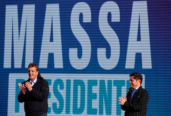 Massa necesita que Kicillof logre un buen resultado en la provincia, que impulse su boleta hacia arriba y lo lleve al balotaje