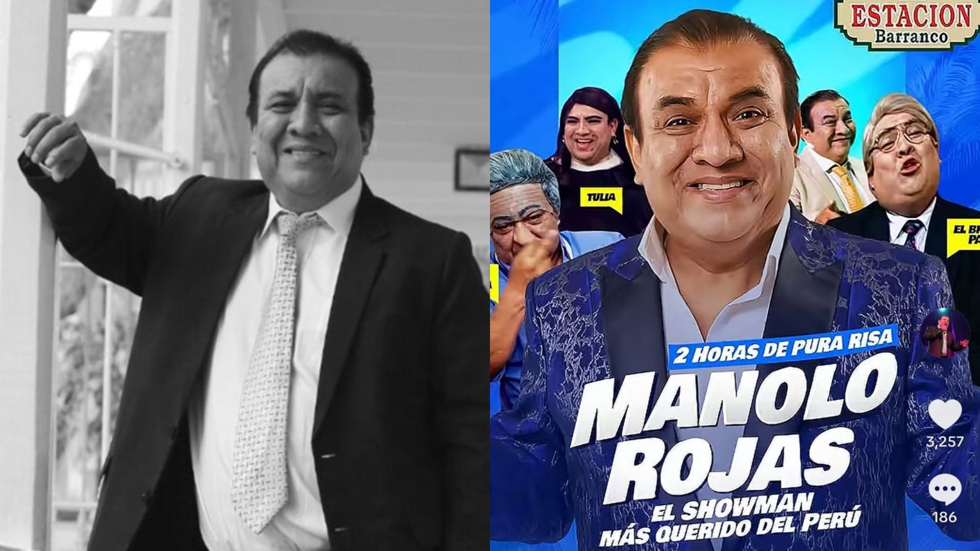 Manolo Rojas tenía previsto dos shows en la Estación de Barranco.