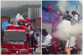 Las imágenes difundidas en internet