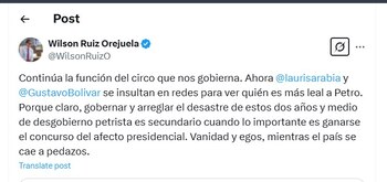 Wilson Ruiz aprovechó roces entre