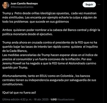 El ex alto funcionario aprovechó