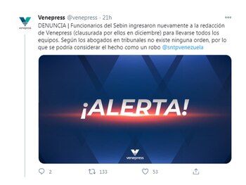 La denuncia de Venepress