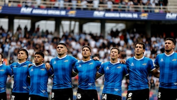 El simbólico homenaje de Los Pumas a los campeones del Mundial 86 durante el partido contra Inglaterra por el Nations Championship