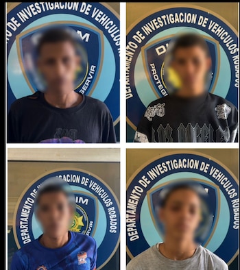 Los arrestados serán puestos a disposición del Ministerio Público, en medio de un proceso investigativo para determinar el alcance de la banda criminal./ (Redes Diego Pesqueira)