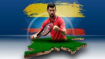 Novak Djokovic no cerró la puerta a volver a disputar un partido en Colombia - crédito Jesús Avilés/ Infobae