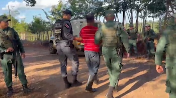 La captura del sospechoso de apellido Navarrete ocurrió durante un patrullaje terrestre en la comunidad de San Cristóbal, cerca de la frontera con Nicaragua. Crédito: MSP