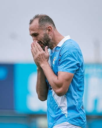 Hernán Barcos emocionado por su primer gol en Torneo Clausura 2026 con Sporting Cristal.