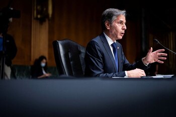 FOTO DE ARCHIVO: El secretario de Estado estadounidense, Antony Blinken (Jabin Botsford/Pool vía REUTERS/Foto de archivo)