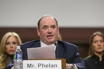 John Phelan durante una audiencia ante la Comisión de Servicios Armados del Senado en el Capitolio, en Washington (AP Foto/Rod Lamkey, Jr./Archivo)
