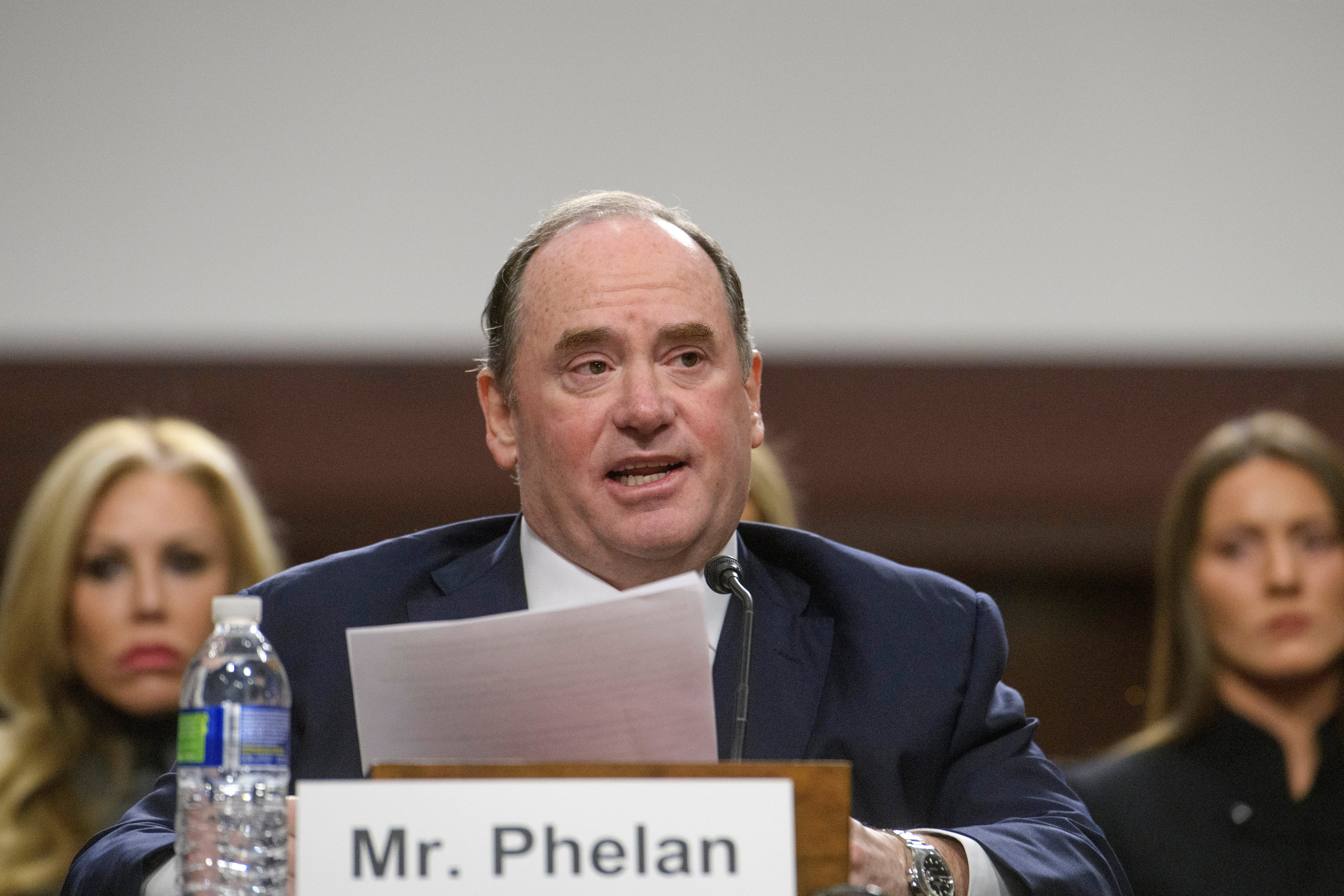 John Phelan durante una audiencia ante la Comisión de Servicios Armados del Senado en el Capitolio, en Washington (AP Foto/Rod Lamkey, Jr./Archivo)
