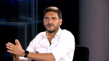 Maximiliano Pullaro en su visita