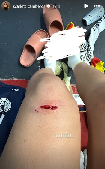 La jugadora publicó la fotografía