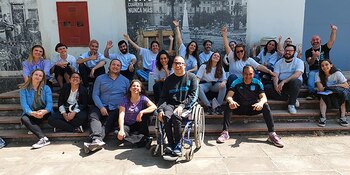 Durante el encuentro de jóvenes