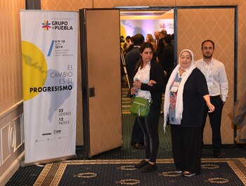 Hebe de Bonafini durante la